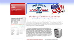 Desktop Screenshot of greatamericanhomecarecenter.com